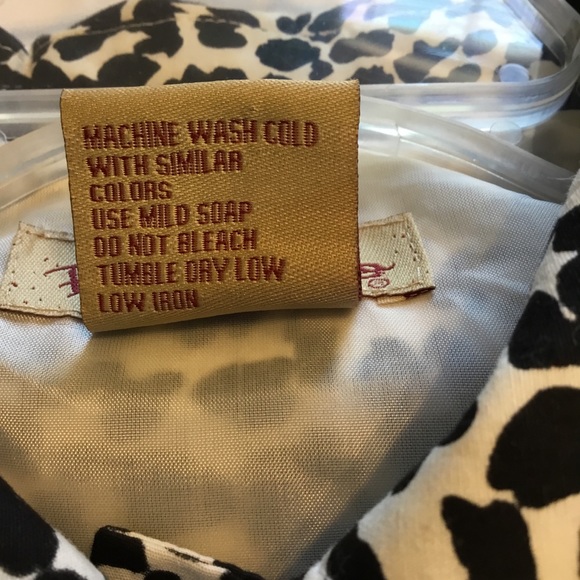 Jacket Blazer, Small, Blk & White, Snow Leopard, shirt Jacket, Shacket - Picture 5 of 7